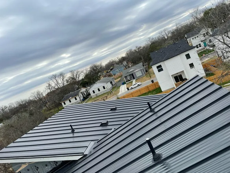 Standing seam metal roof panels with vents for Skylight Repair in Withamsville